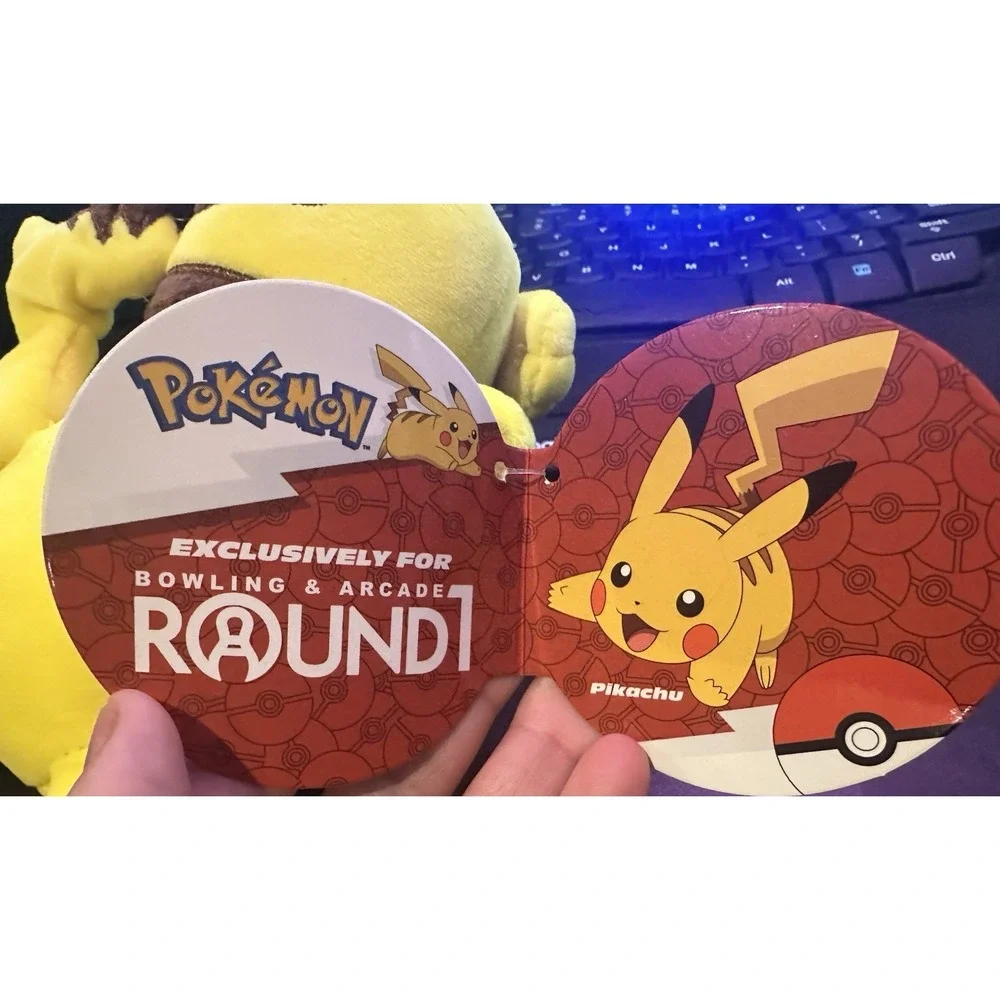 Pokemon Pikachu Plush Round1 Exclusive 6 Inch Plush Toy Nintendo NWT